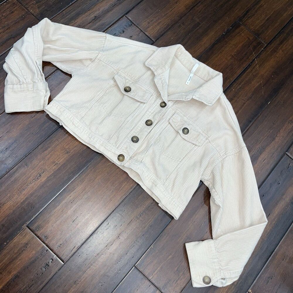 Live 4 Truth Corduroy Cropped Jacket Size M Utility Western Y2K Fall Casual